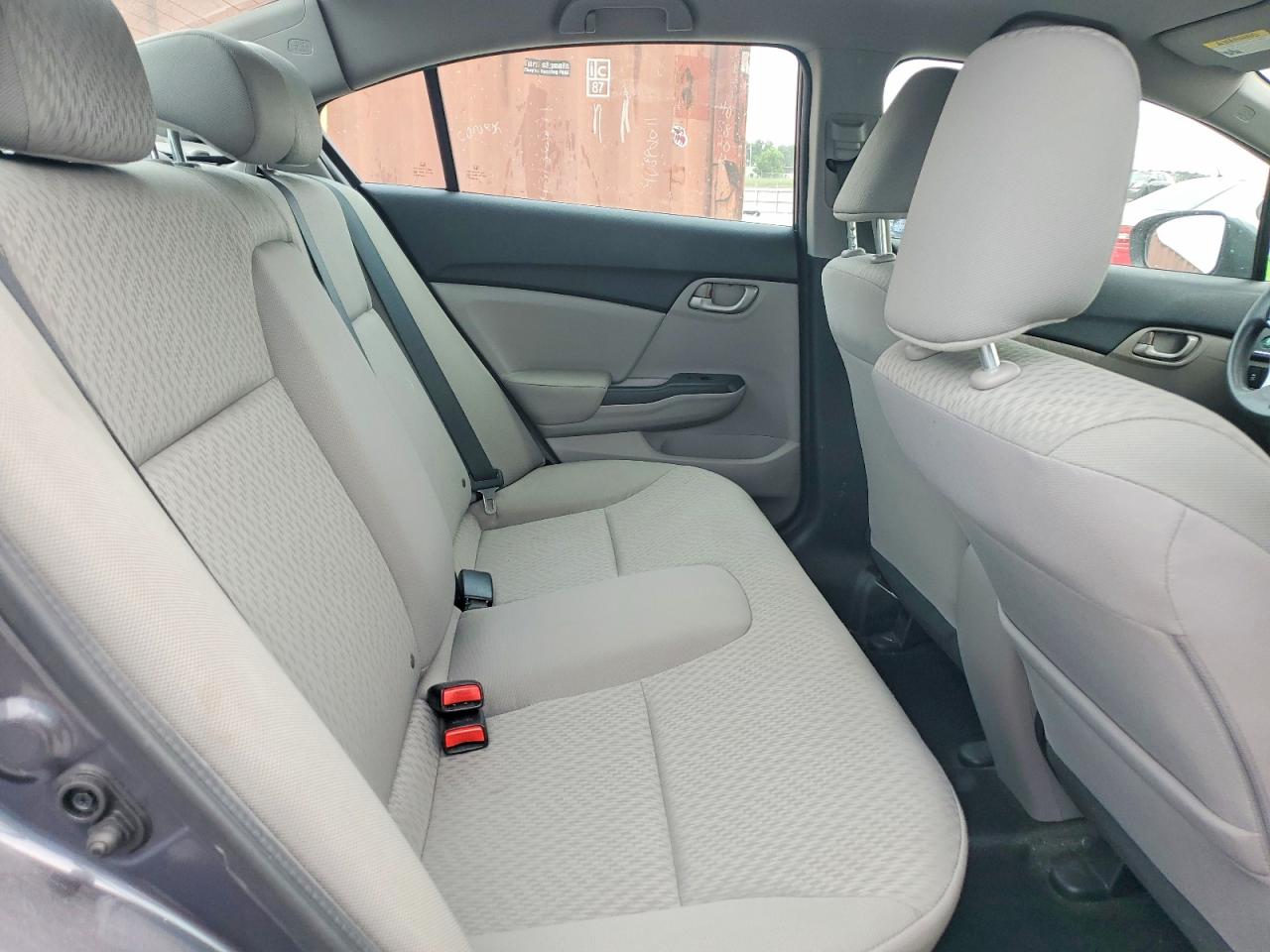 2014 Honda Civic Lx Gray vin: 19XFB2F55EE068408