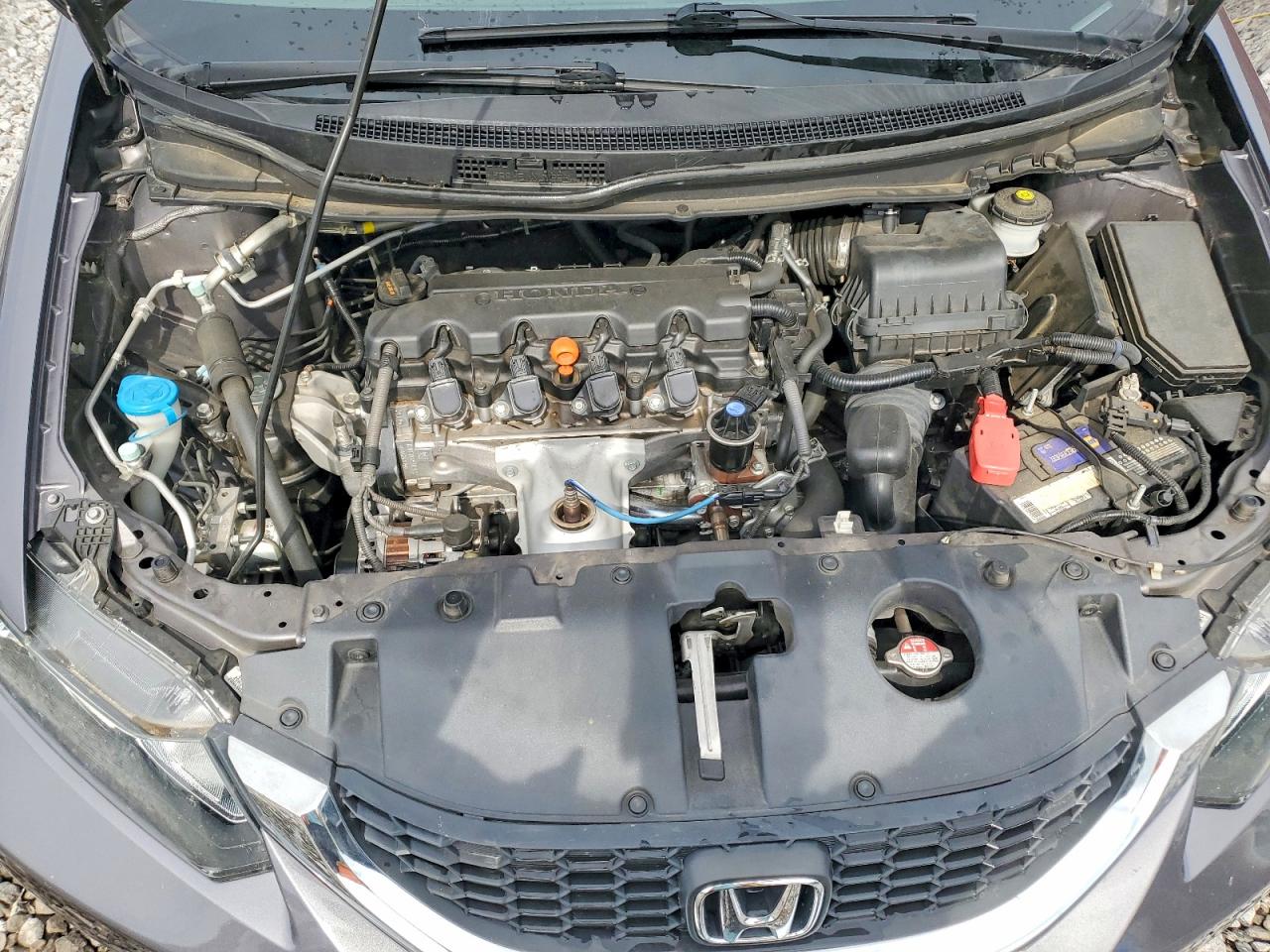 2014 Honda Civic Lx Gray vin: 19XFB2F55EE068408