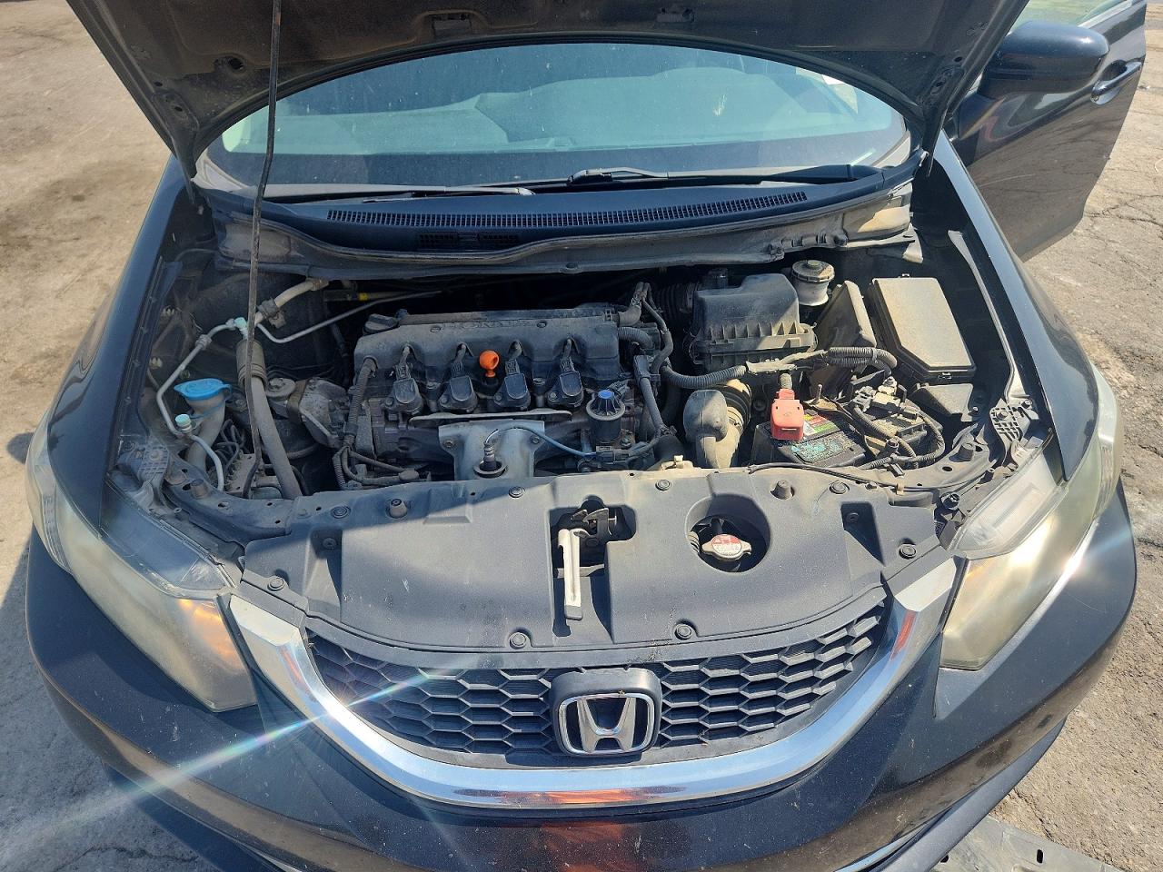 2014 Honda Civic Lx Black vin: 19XFB2F55EE072040