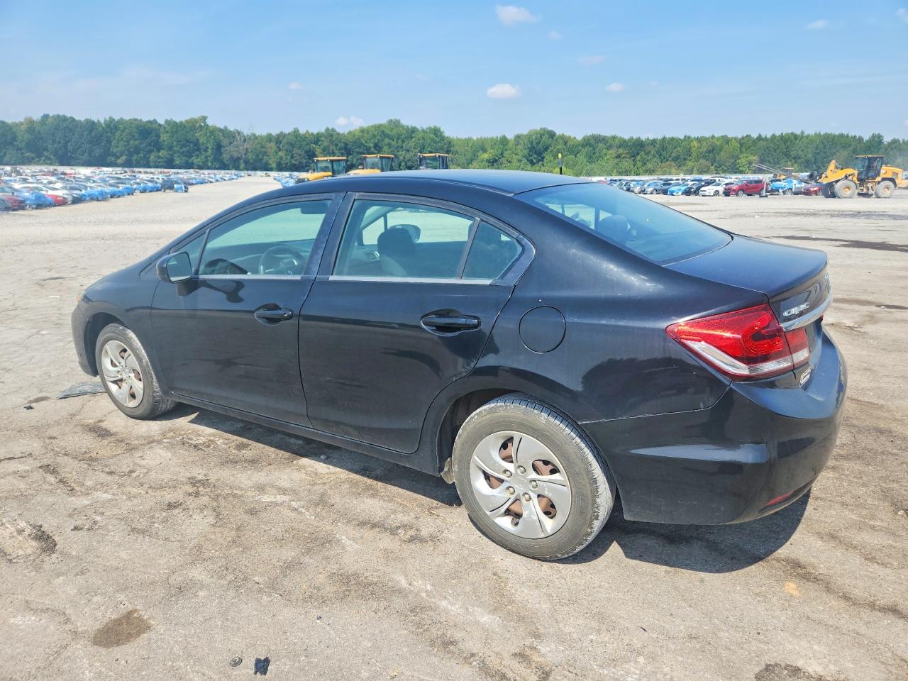 2014 Honda Civic Lx Black vin: 19XFB2F55EE072040