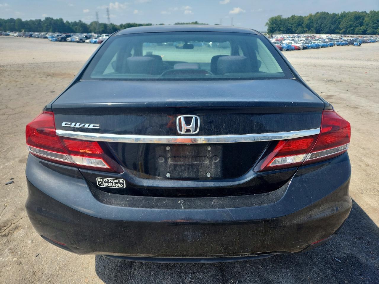 2014 Honda Civic Lx Black vin: 19XFB2F55EE072040