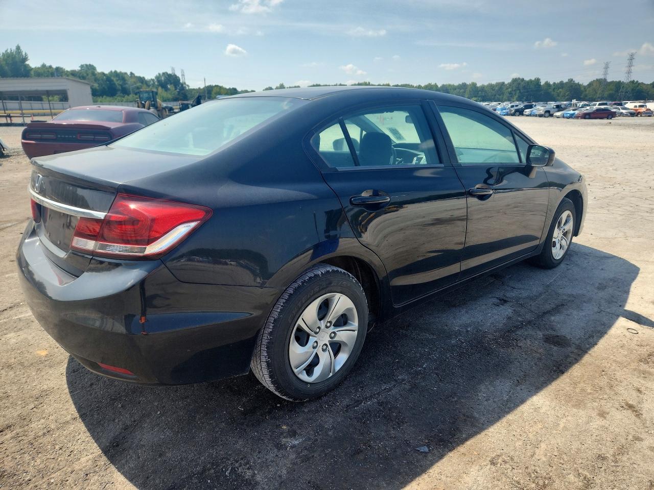 2014 Honda Civic Lx Black vin: 19XFB2F55EE072040