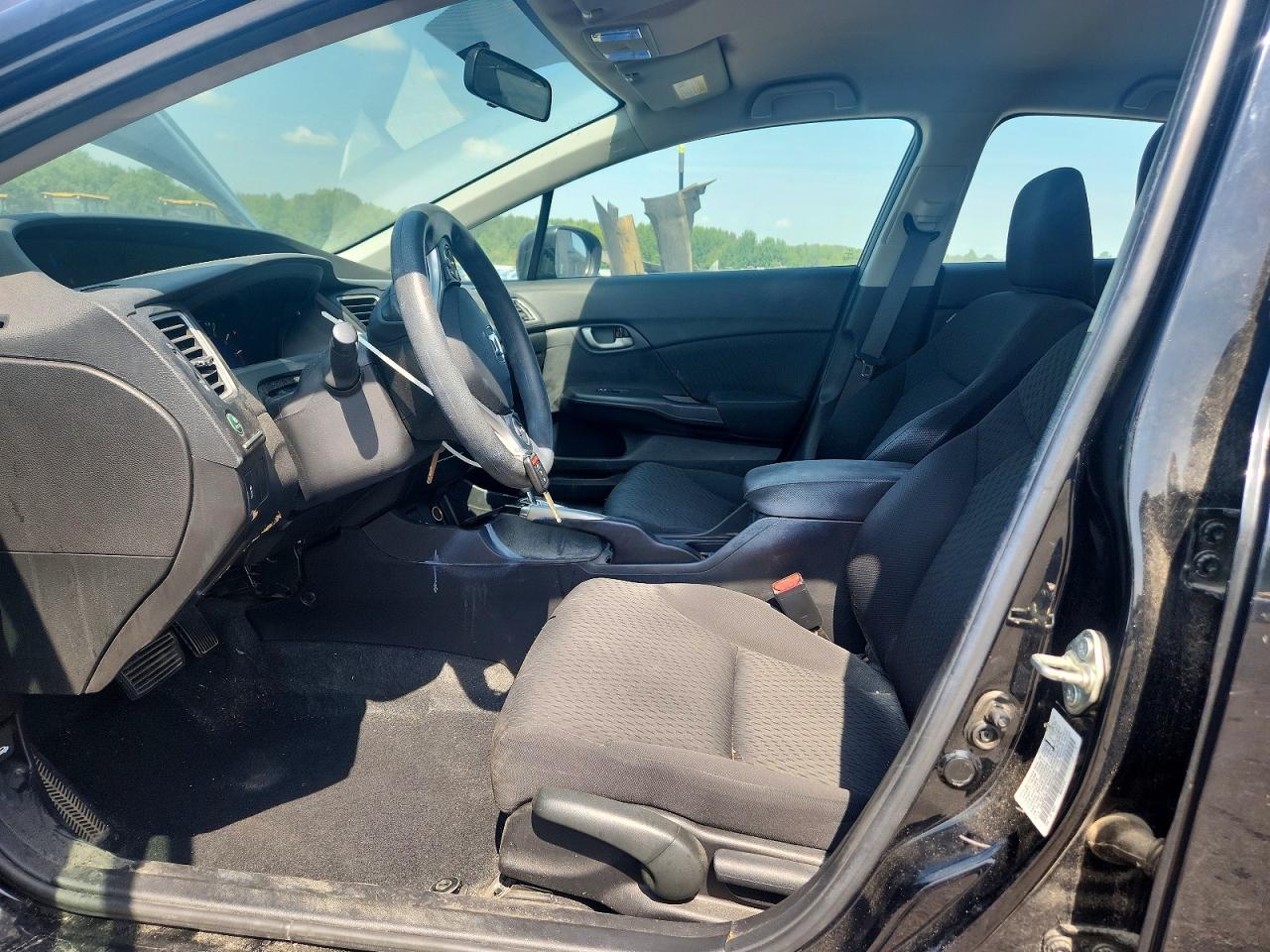 2014 Honda Civic Lx Black vin: 19XFB2F55EE072040