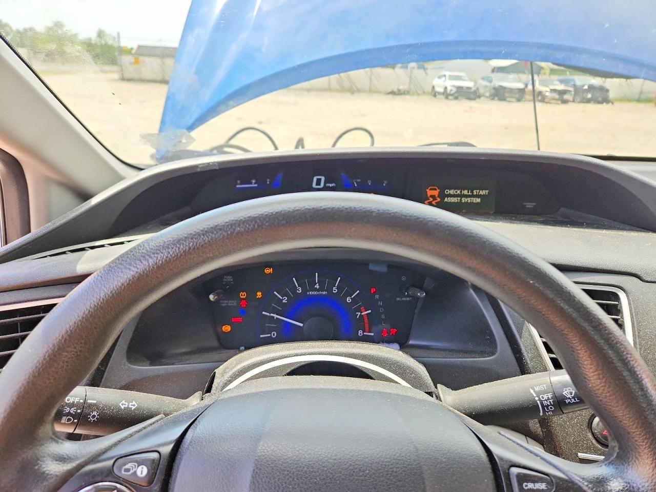 2014 Honda Civic Lx Blue vin: 19XFB2F55EE074371