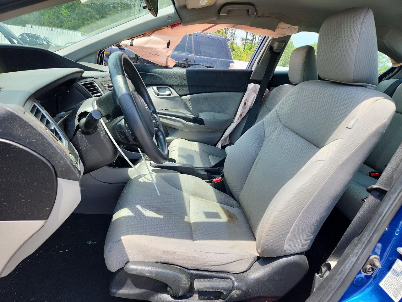 2014 Honda Civic Lx Blue vin: 19XFB2F55EE074371