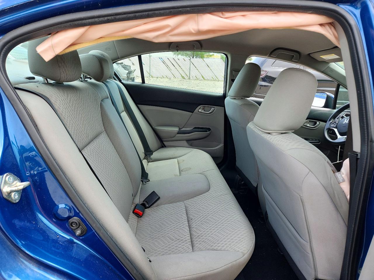 2014 Honda Civic Lx Blue vin: 19XFB2F55EE074371