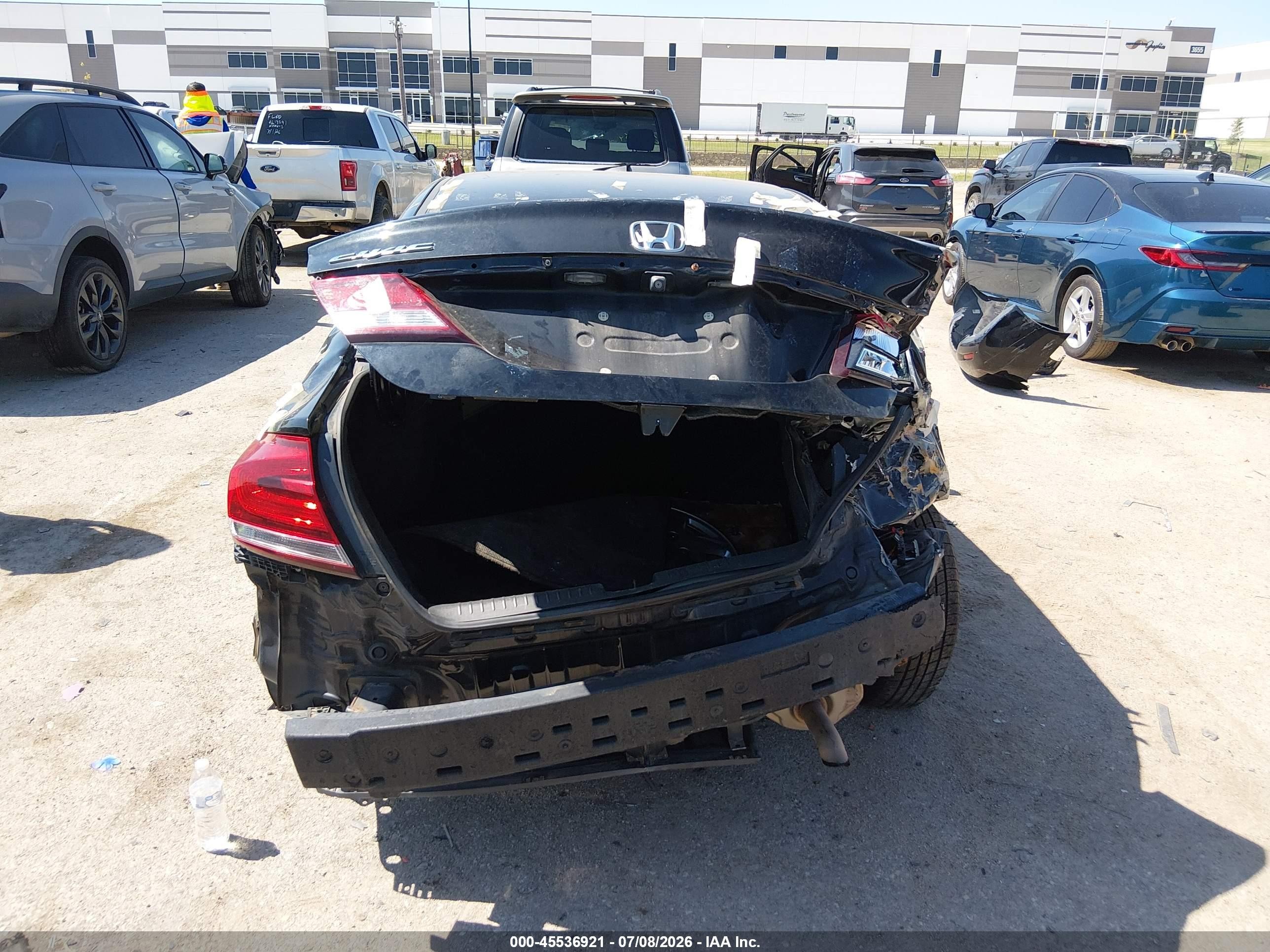 2014 Honda Civic Lx Черный vin: 19XFB2F55EE080414