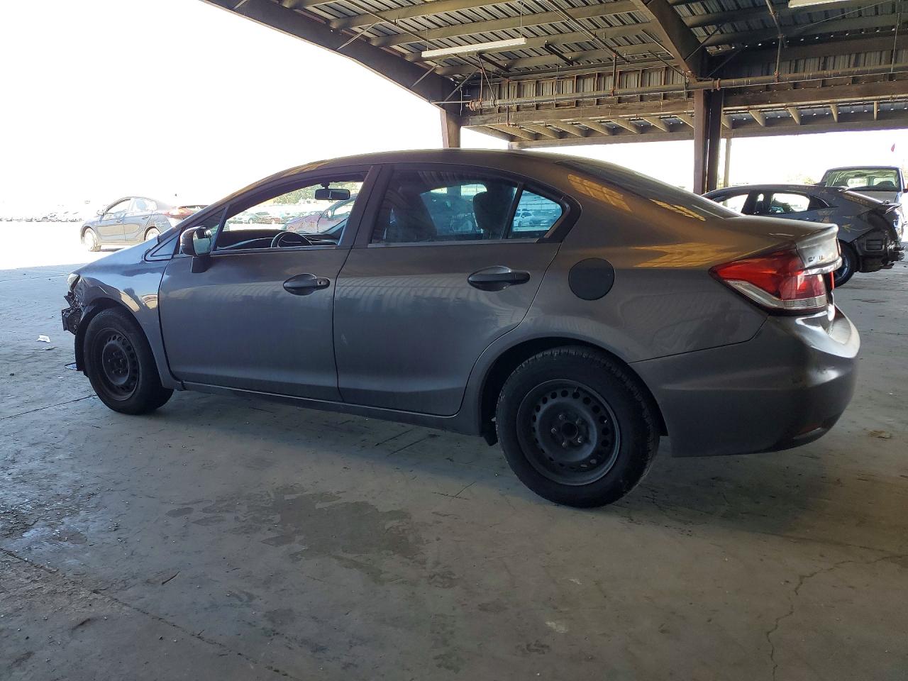 2014 Honda Civic Lx Gray vin: 19XFB2F55EE209624