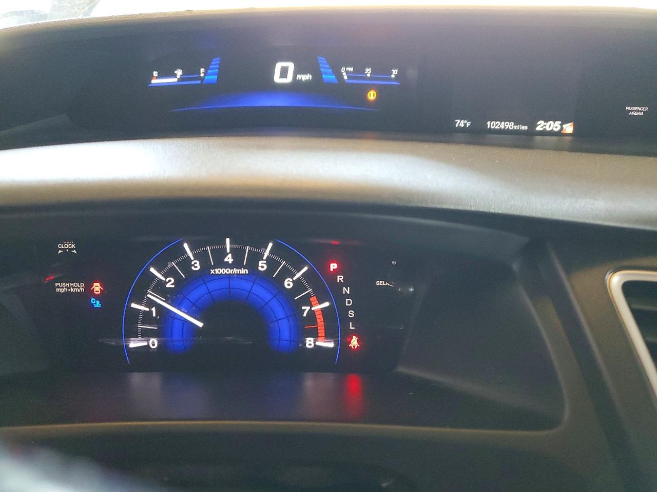 2014 Honda Civic Lx Gray vin: 19XFB2F55EE209624