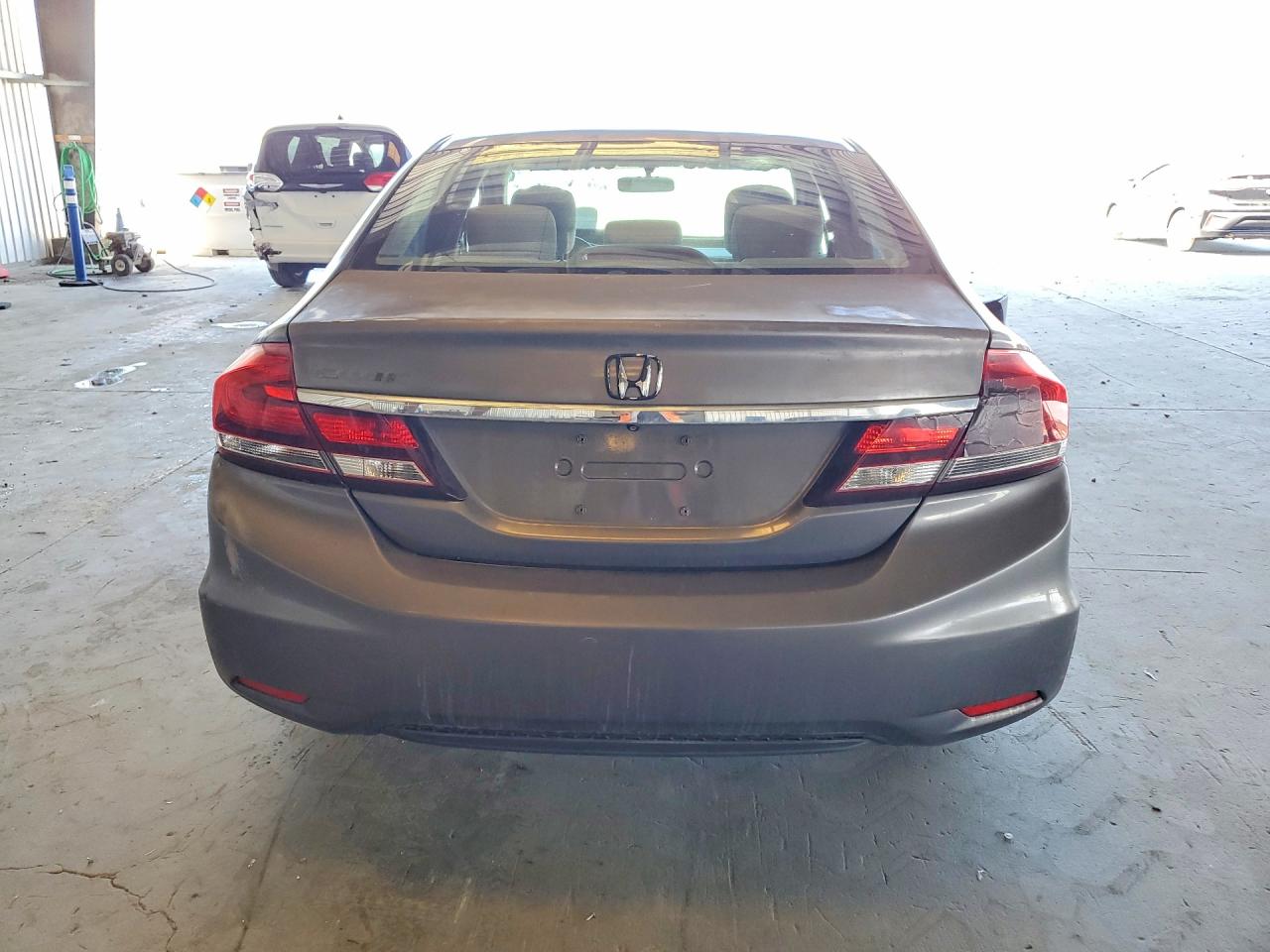 2014 Honda Civic Lx Gray vin: 19XFB2F55EE209624