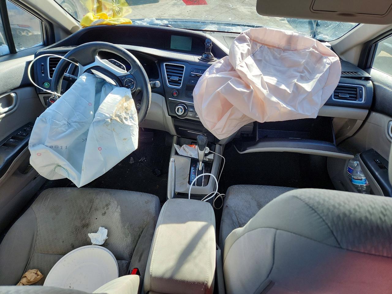 2014 Honda Civic Lx Серый vin: 19XFB2F55EE218260