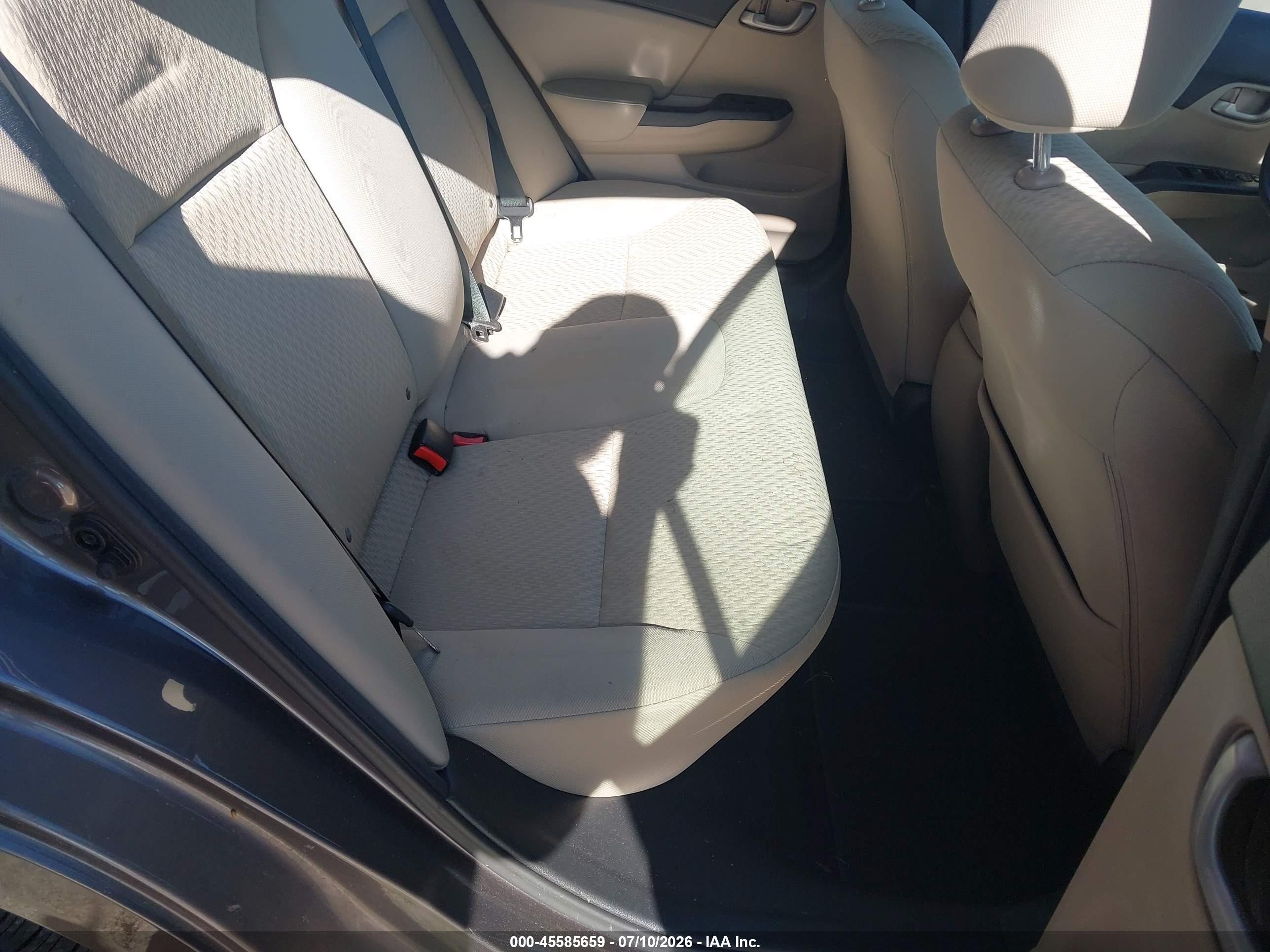 2014 Honda Civic Lx Gray vin: 19XFB2F55EE219344