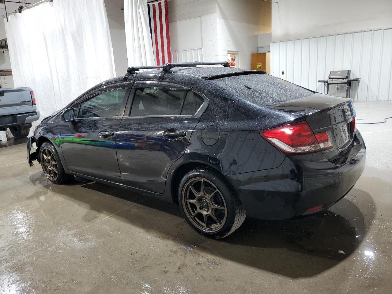 2014 Honda Civic Lx Black vin: 19XFB2F55EE228111