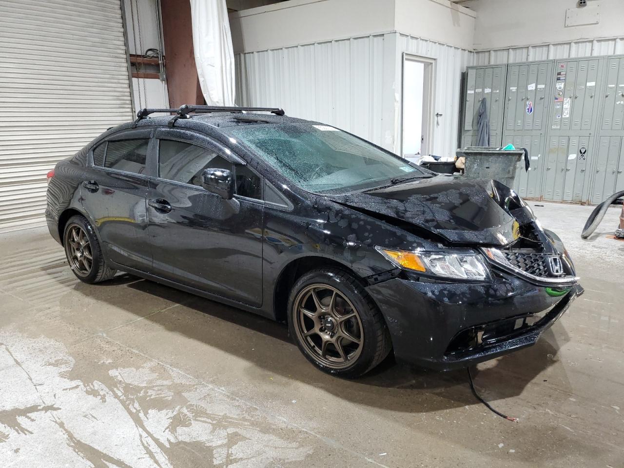 2014 Honda Civic Lx Black vin: 19XFB2F55EE228111