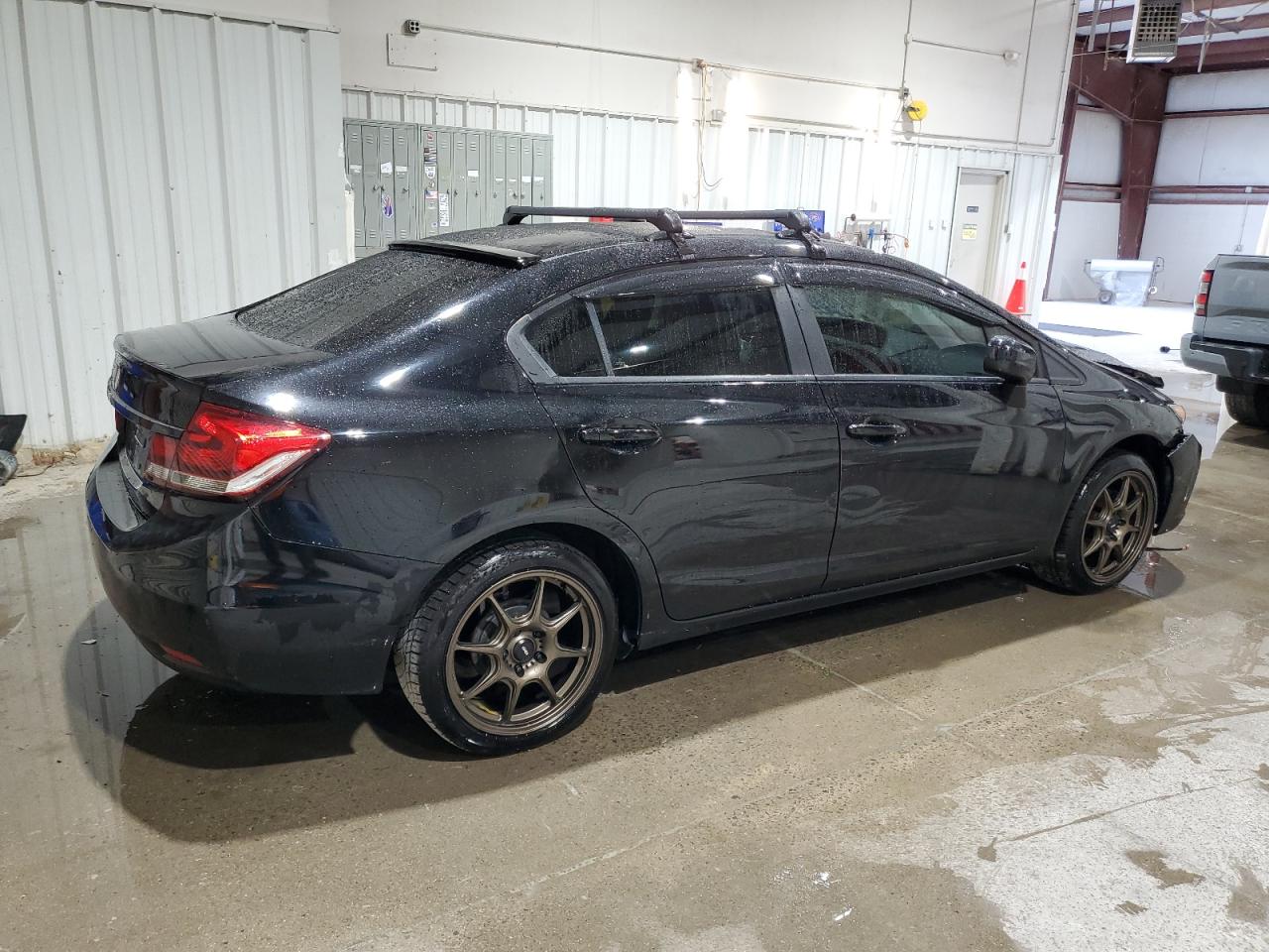 2014 Honda Civic Lx Black vin: 19XFB2F55EE228111