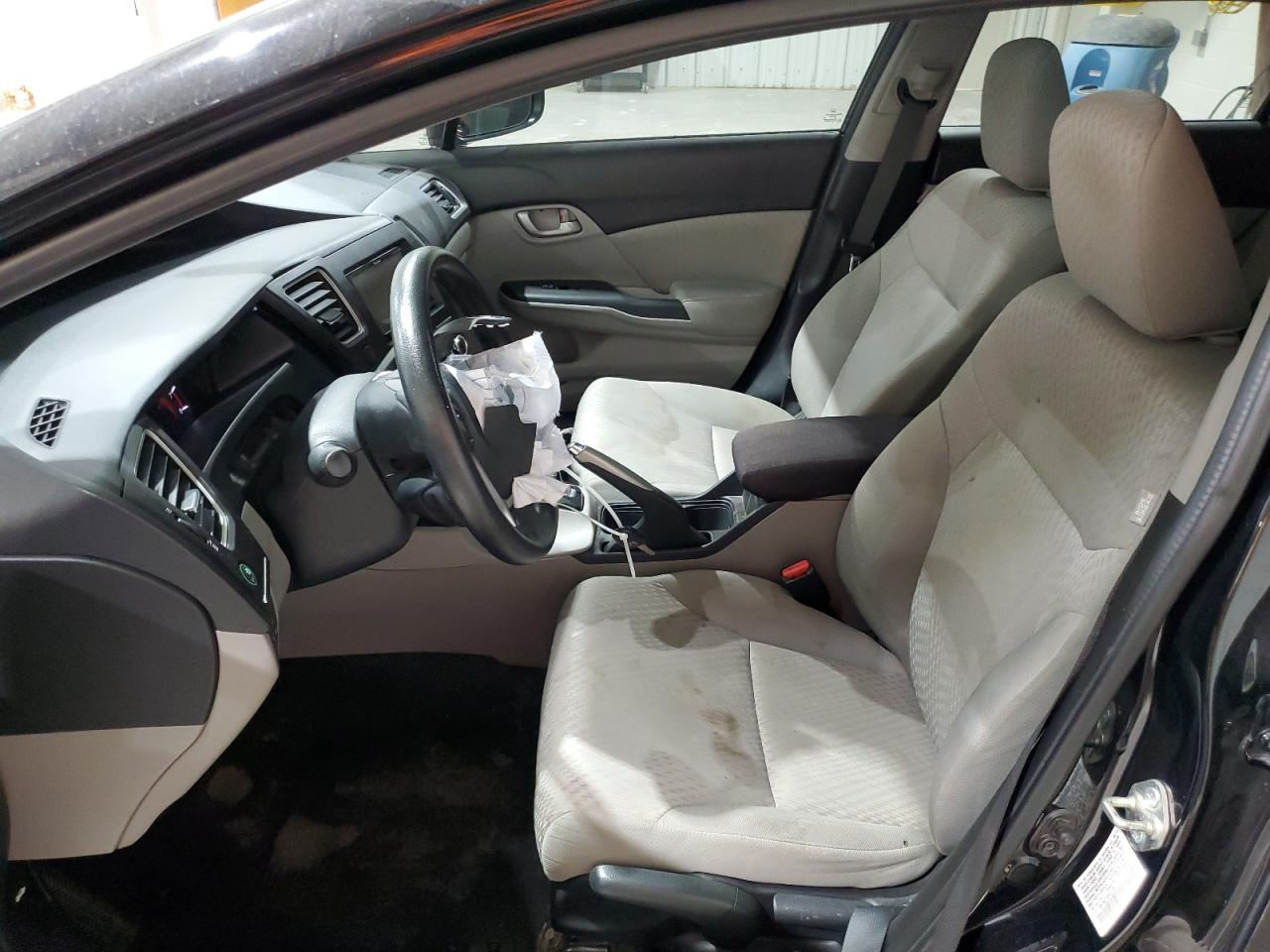 2014 Honda Civic Lx Black vin: 19XFB2F55EE228111