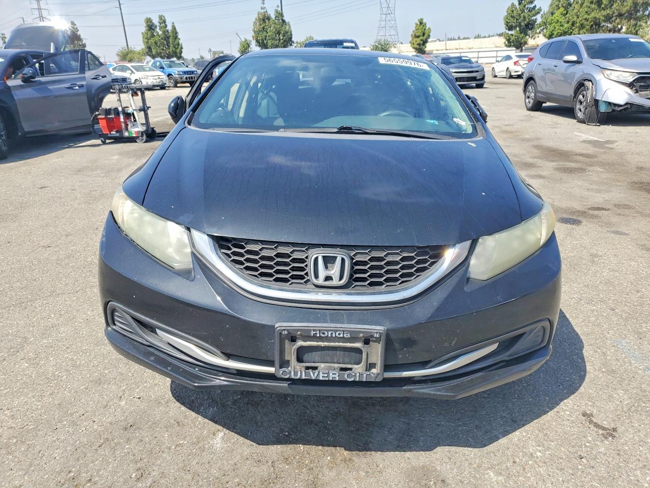 2014 Honda Civic Lx Черный vin: 19XFB2F55EE246902