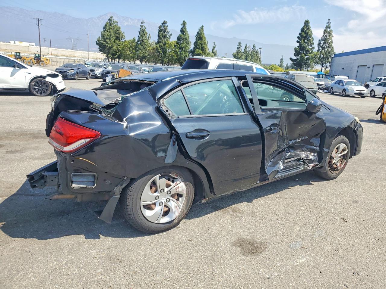 2014 Honda Civic Lx Черный vin: 19XFB2F55EE246902