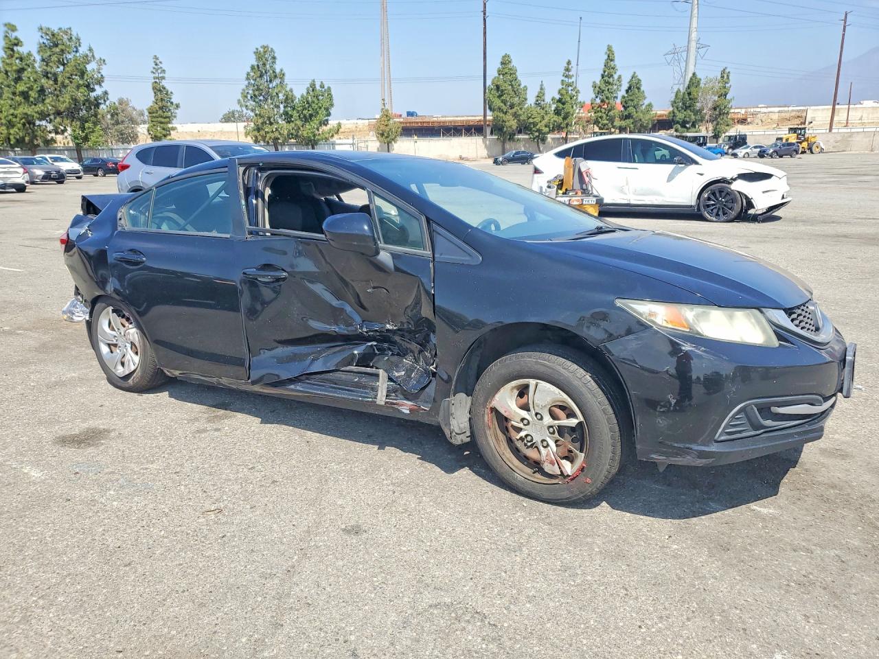 2014 Honda Civic Lx Черный vin: 19XFB2F55EE246902