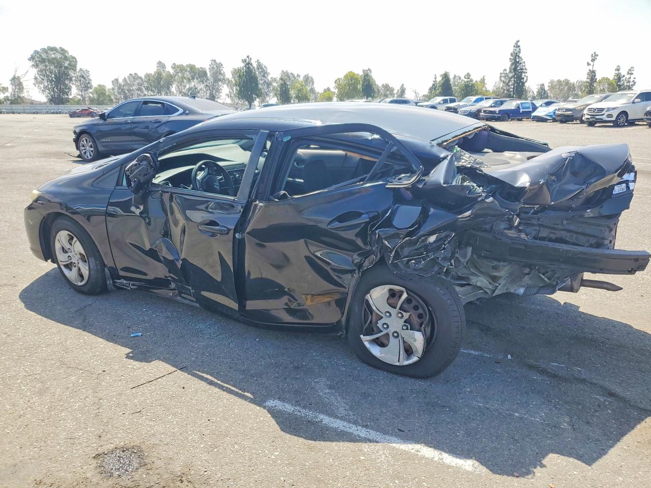 2014 Honda Civic Lx Черный vin: 19XFB2F55EE246902