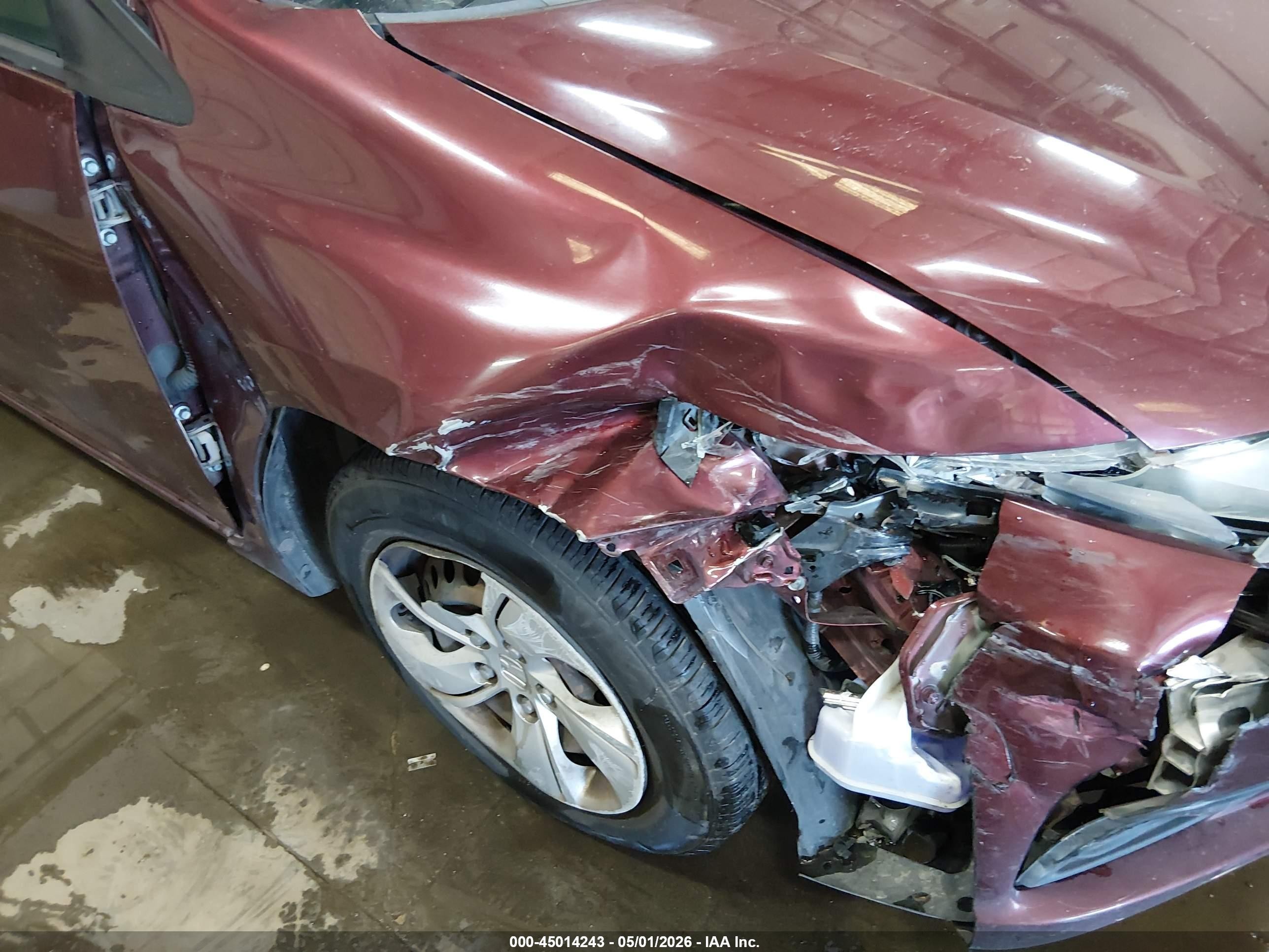 2014 Honda Civic Lx Maroon vin: 19XFB2F55EE249153
