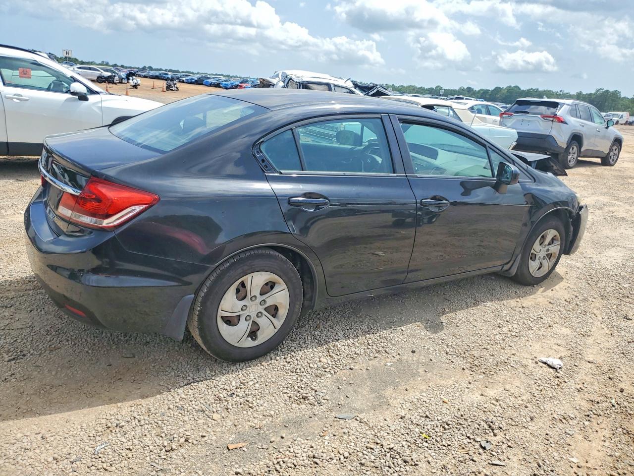 2015 Honda Civic Lx Black vin: 19XFB2F55FE008128
