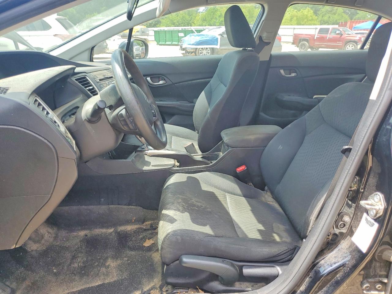 2015 Honda Civic Lx Black vin: 19XFB2F55FE008128