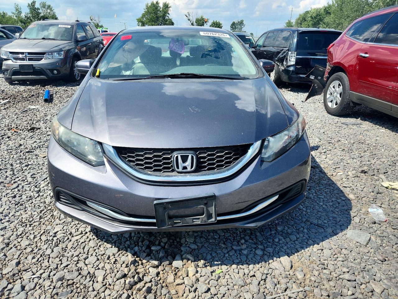 2015 Honda Civic Lx Gray vin: 19XFB2F55FE016326