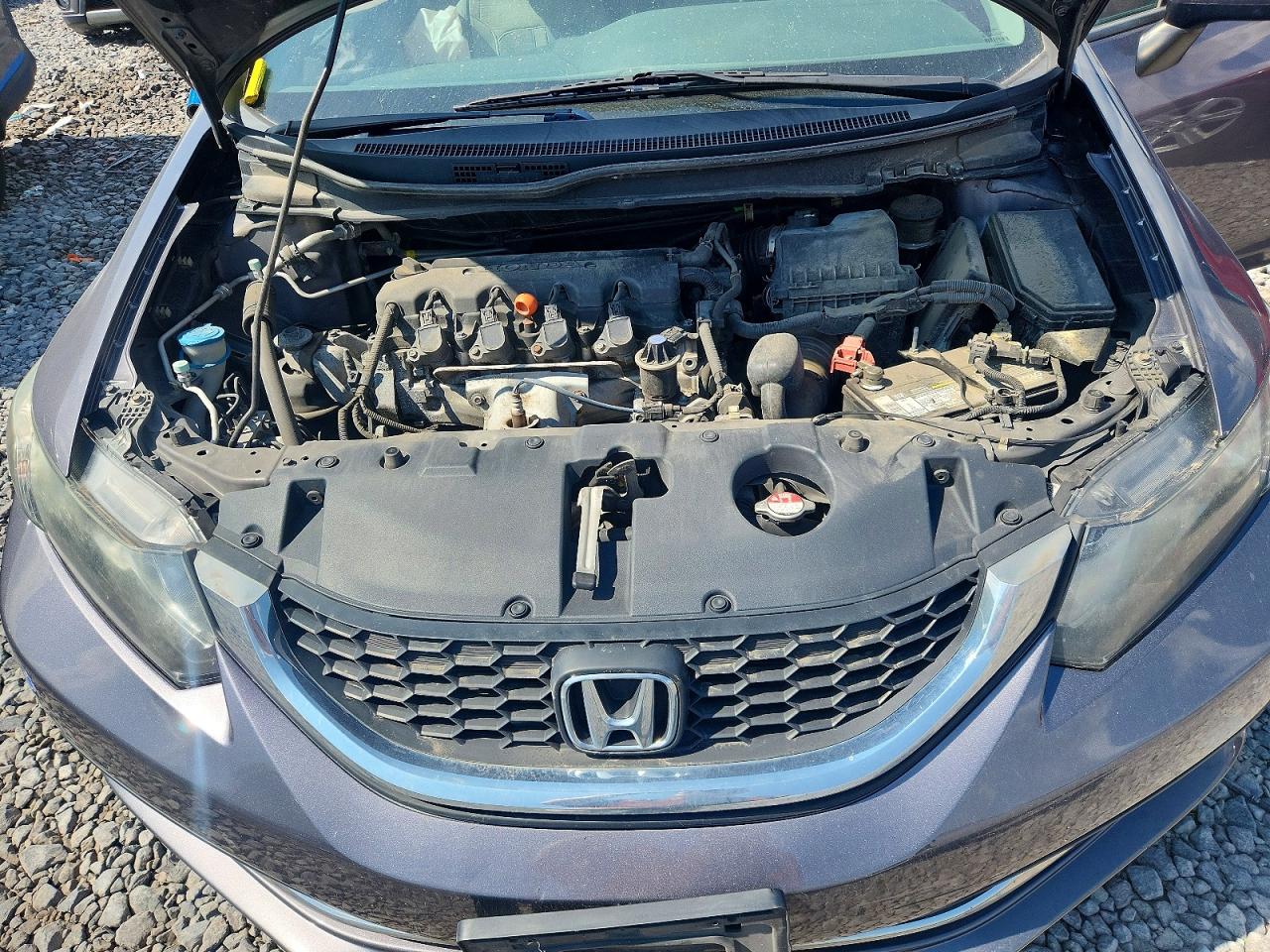 2015 Honda Civic Lx Gray vin: 19XFB2F55FE016326