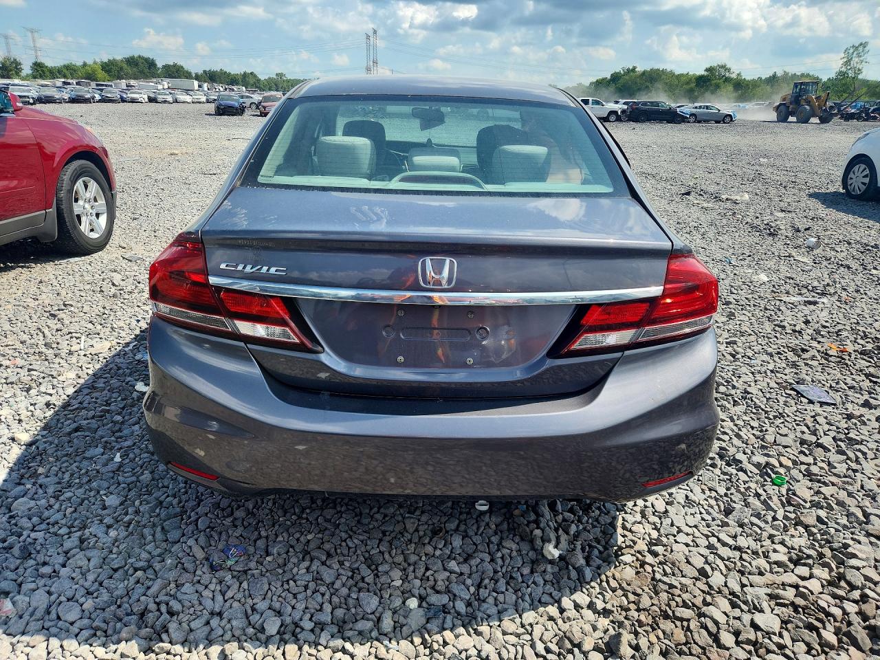 2015 Honda Civic Lx Gray vin: 19XFB2F55FE016326