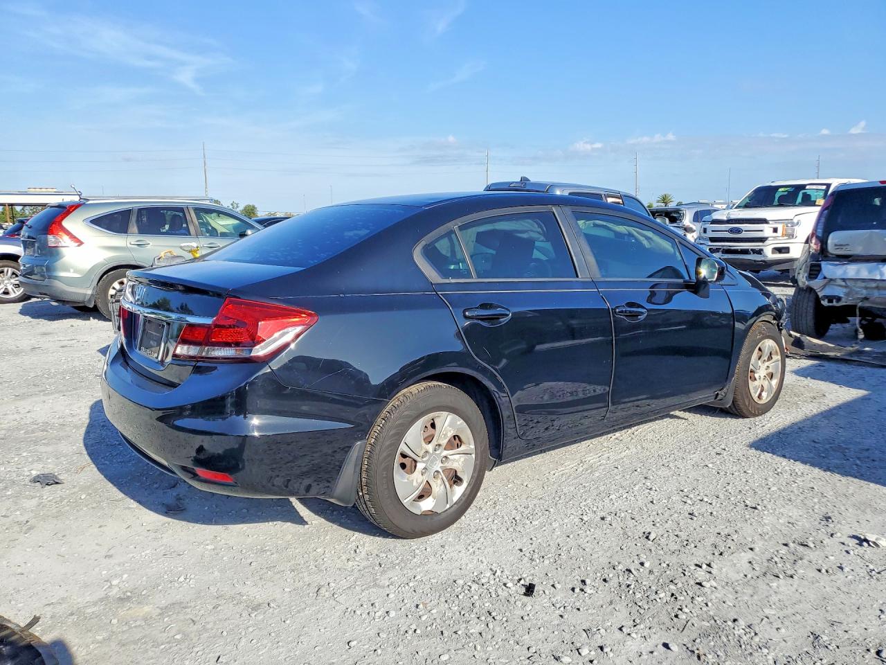 2015 Honda Civic Lx Black vin: 19XFB2F55FE018111