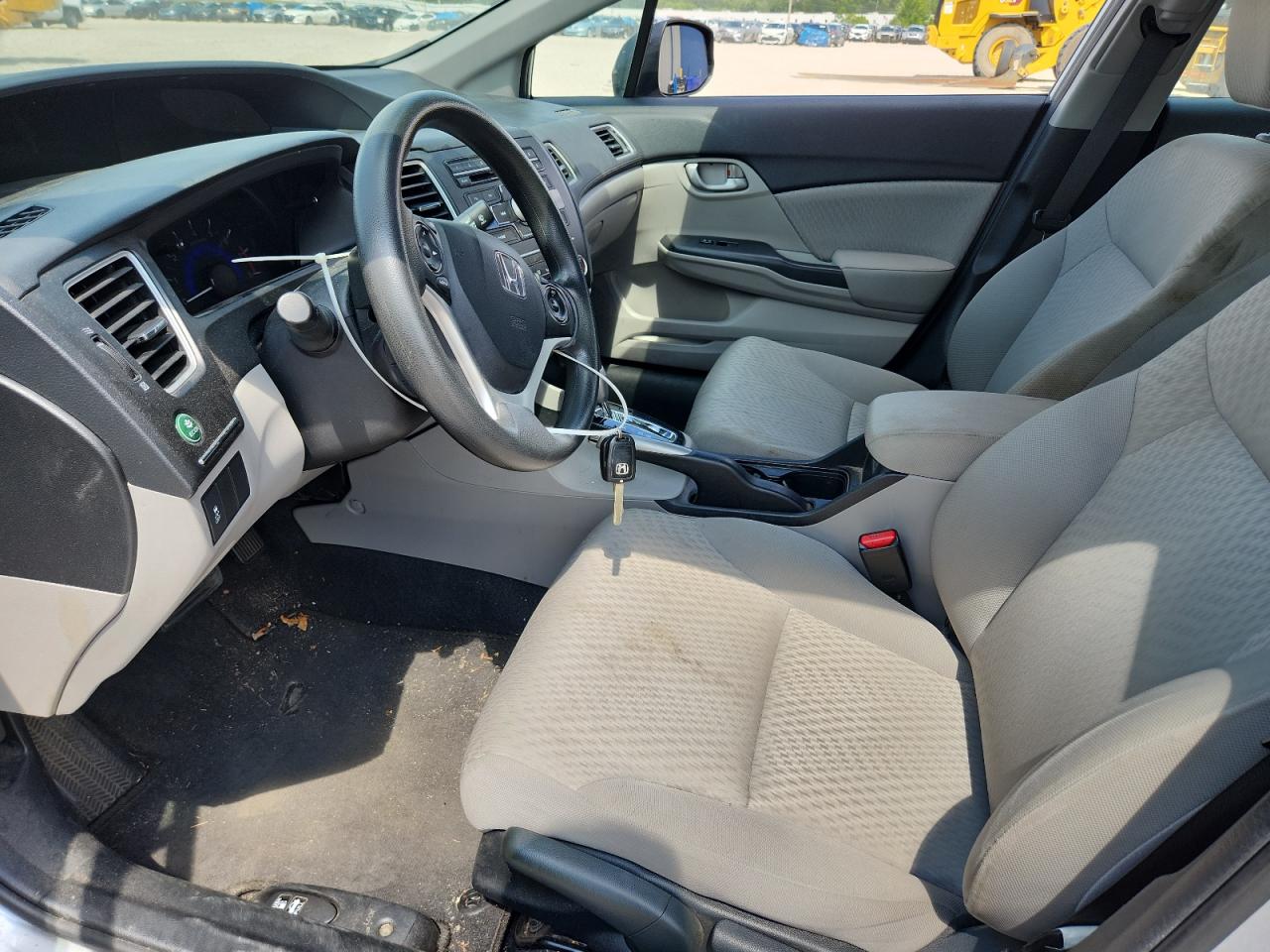 2015 Honda Civic Lx Silver vin: 19XFB2F55FE023440