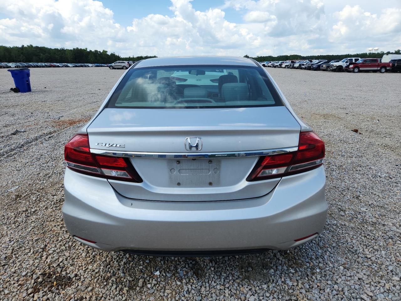 2015 Honda Civic Lx Silver vin: 19XFB2F55FE023440