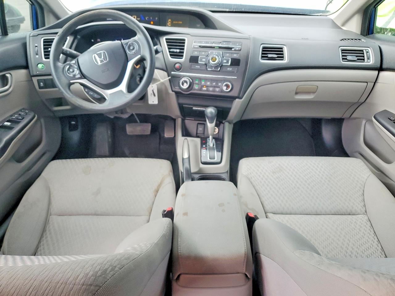2015 Honda Civic Lx Blue vin: 19XFB2F55FE024166