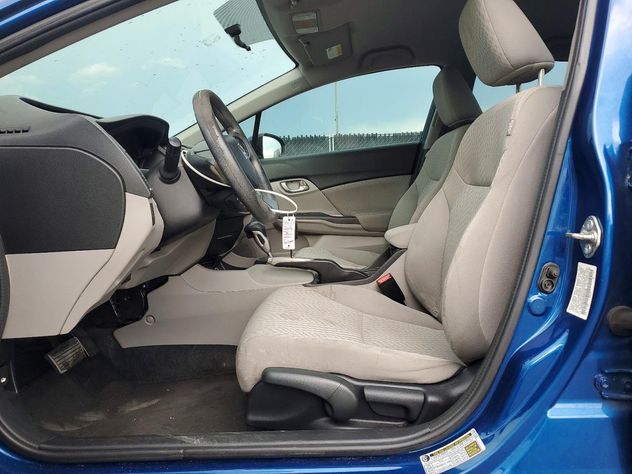 2015 Honda Civic Lx Blue vin: 19XFB2F55FE024166