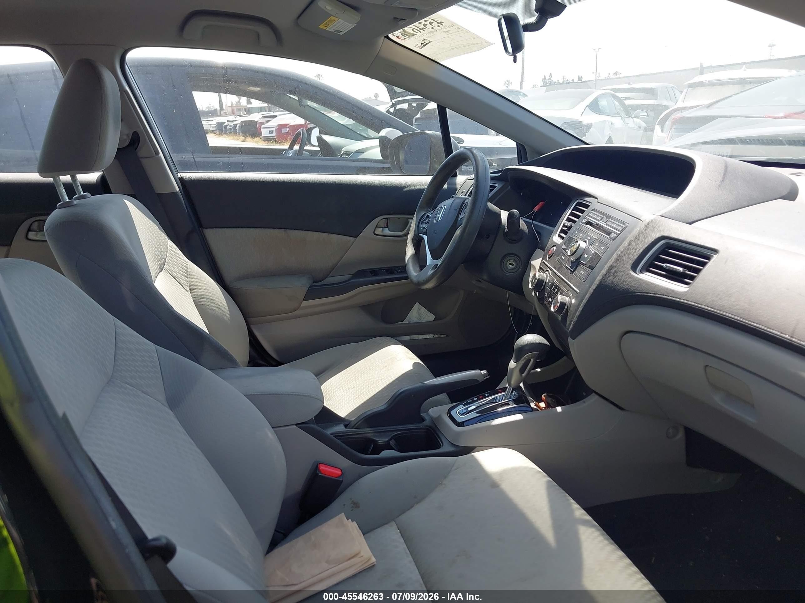2015 Honda Civic Lx Black vin: 19XFB2F55FE025804