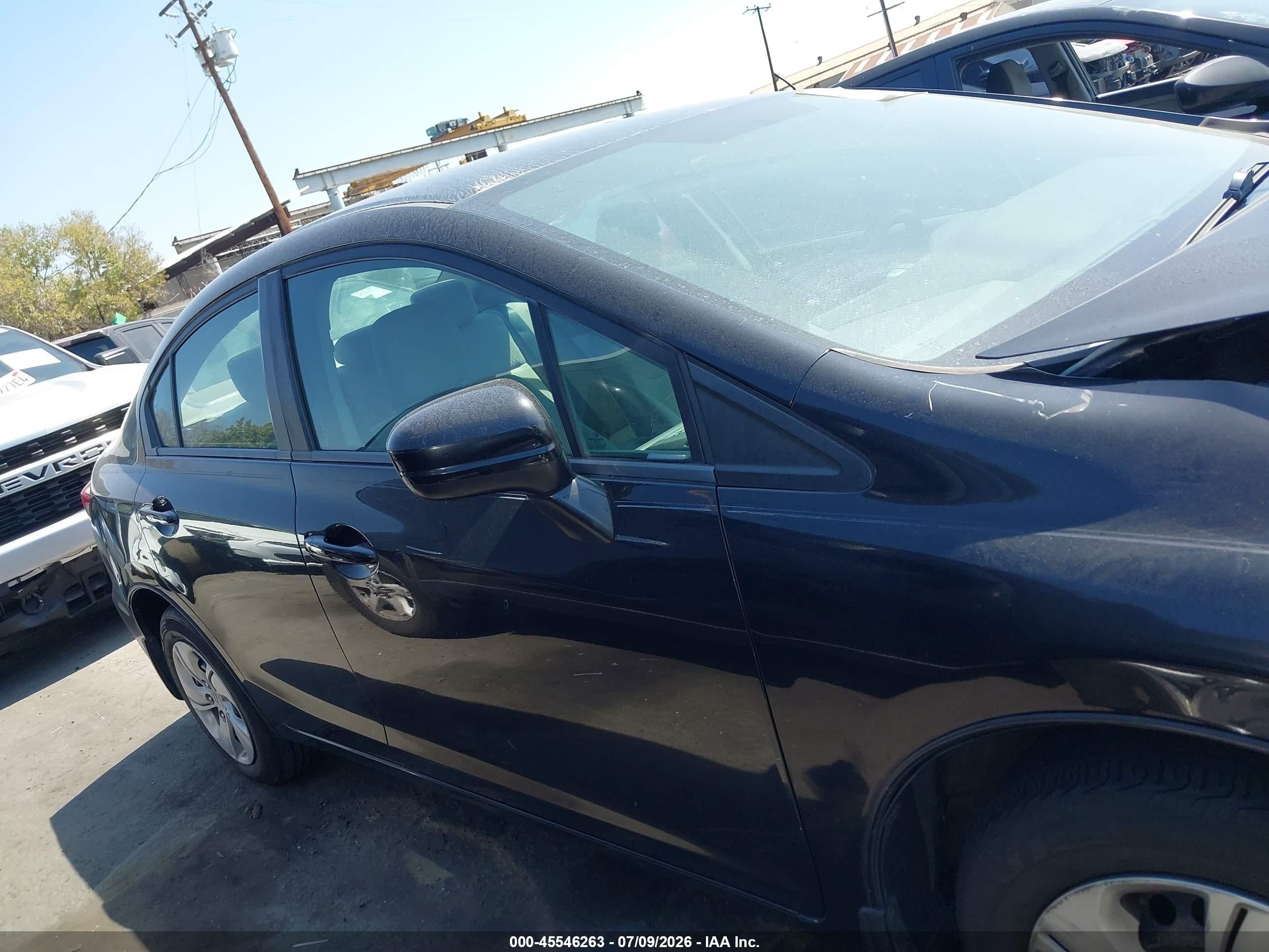 2015 Honda Civic Lx Black vin: 19XFB2F55FE025804