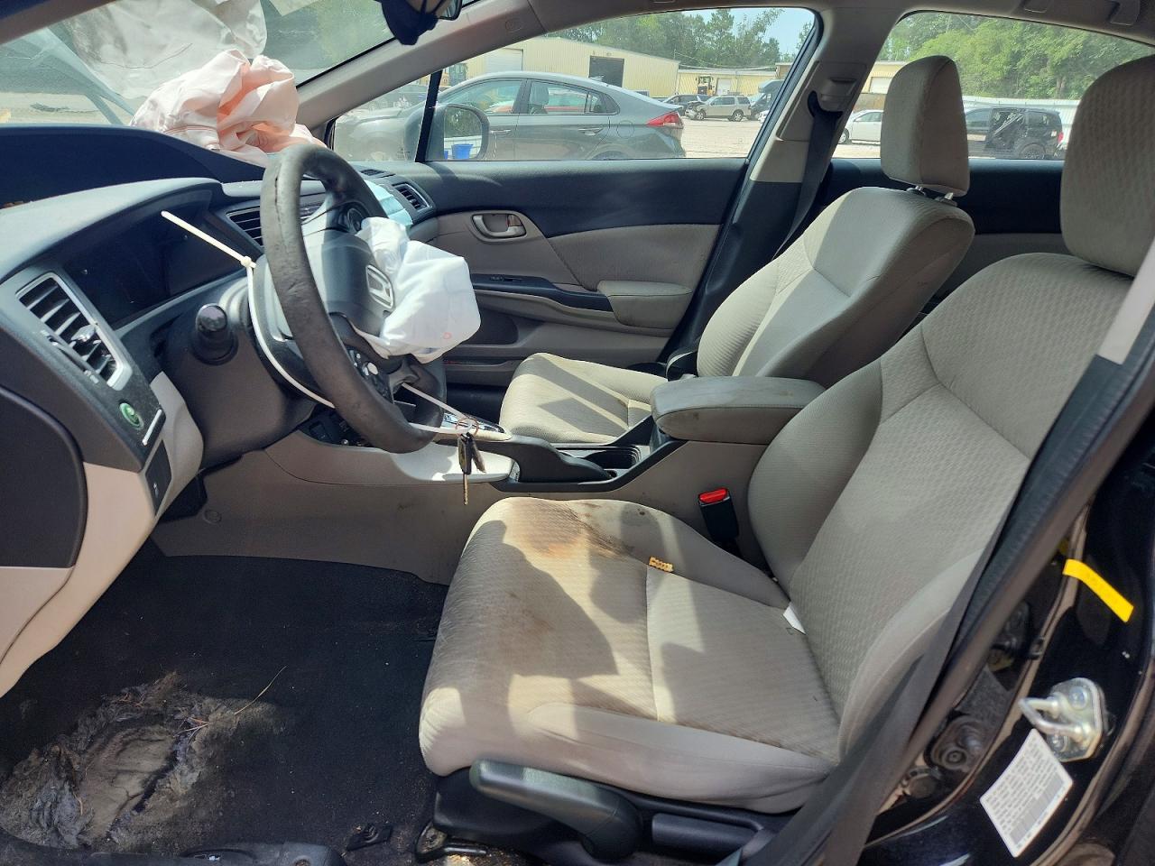 2015 Honda Civic Lx Черный vin: 19XFB2F55FE033580