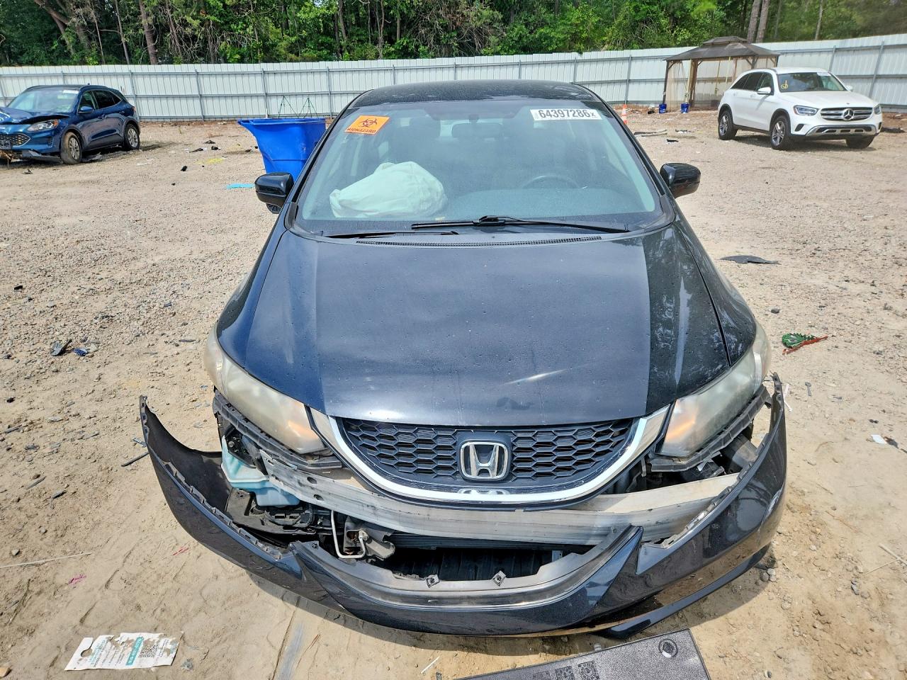 2015 Honda Civic Lx Черный vin: 19XFB2F55FE033580