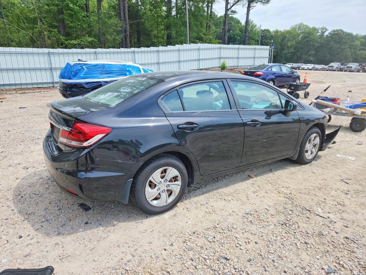 2015 Honda Civic Lx Черный vin: 19XFB2F55FE033580