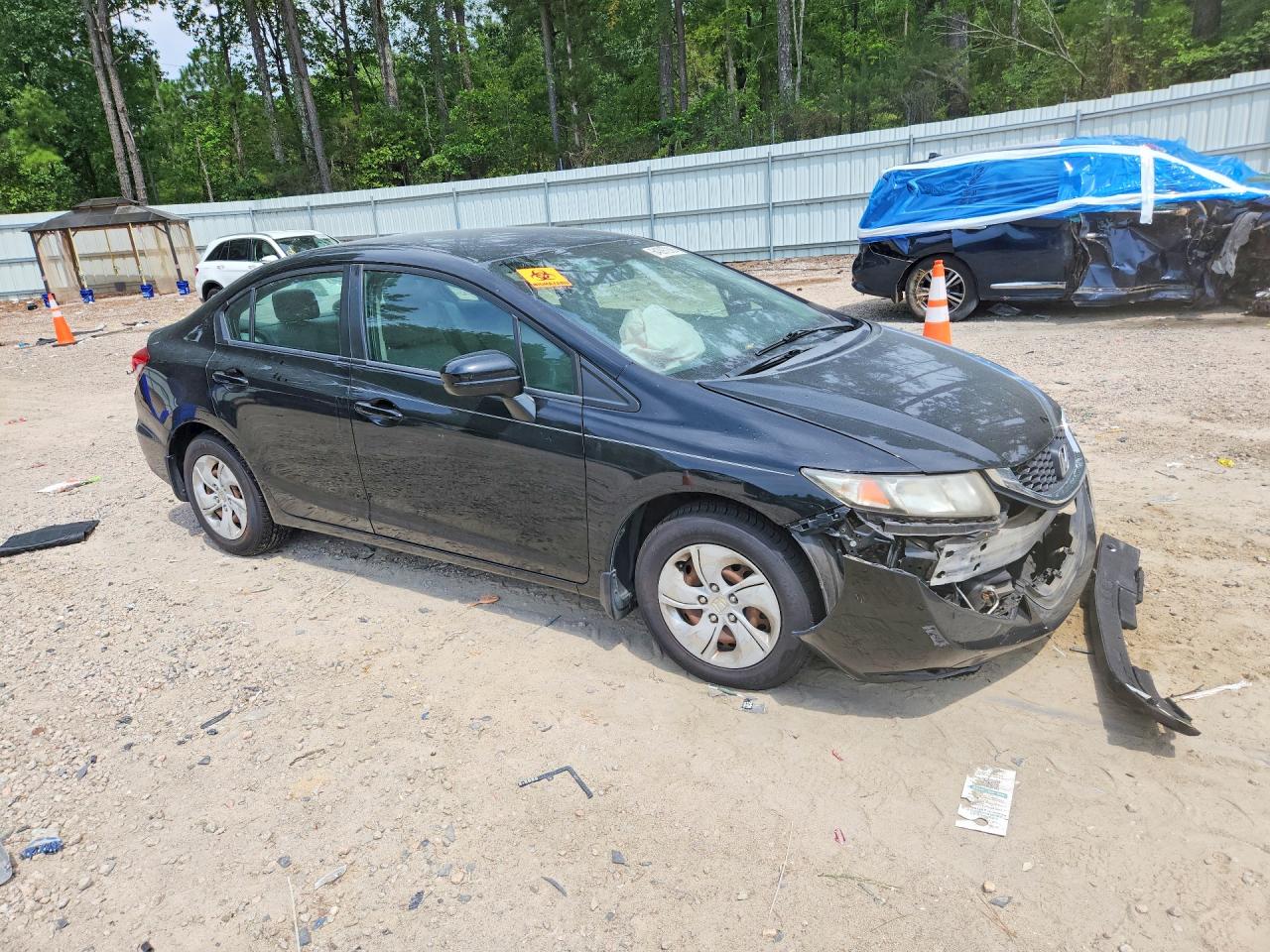 2015 Honda Civic Lx Черный vin: 19XFB2F55FE033580