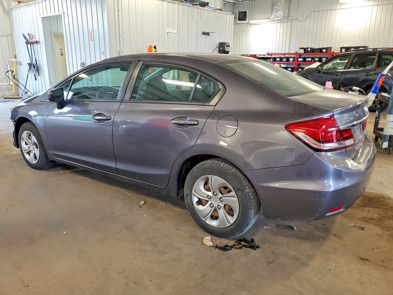 2015 Honda Civic Lx Серый vin: 19XFB2F55FE042456