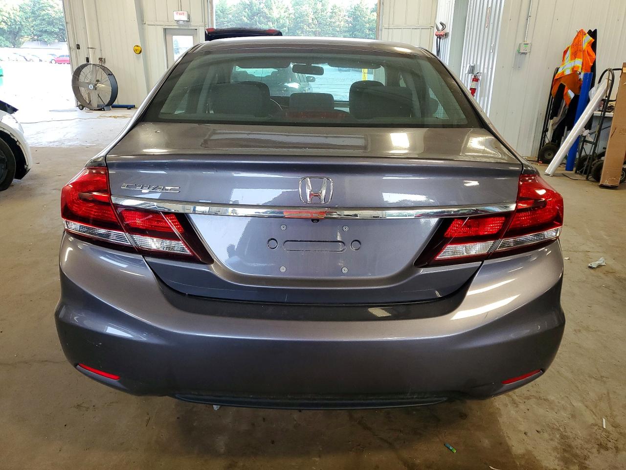 2015 Honda Civic Lx Серый vin: 19XFB2F55FE042456