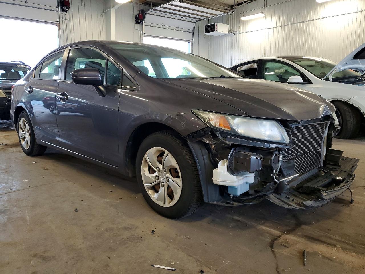 2015 Honda Civic Lx Серый vin: 19XFB2F55FE042456