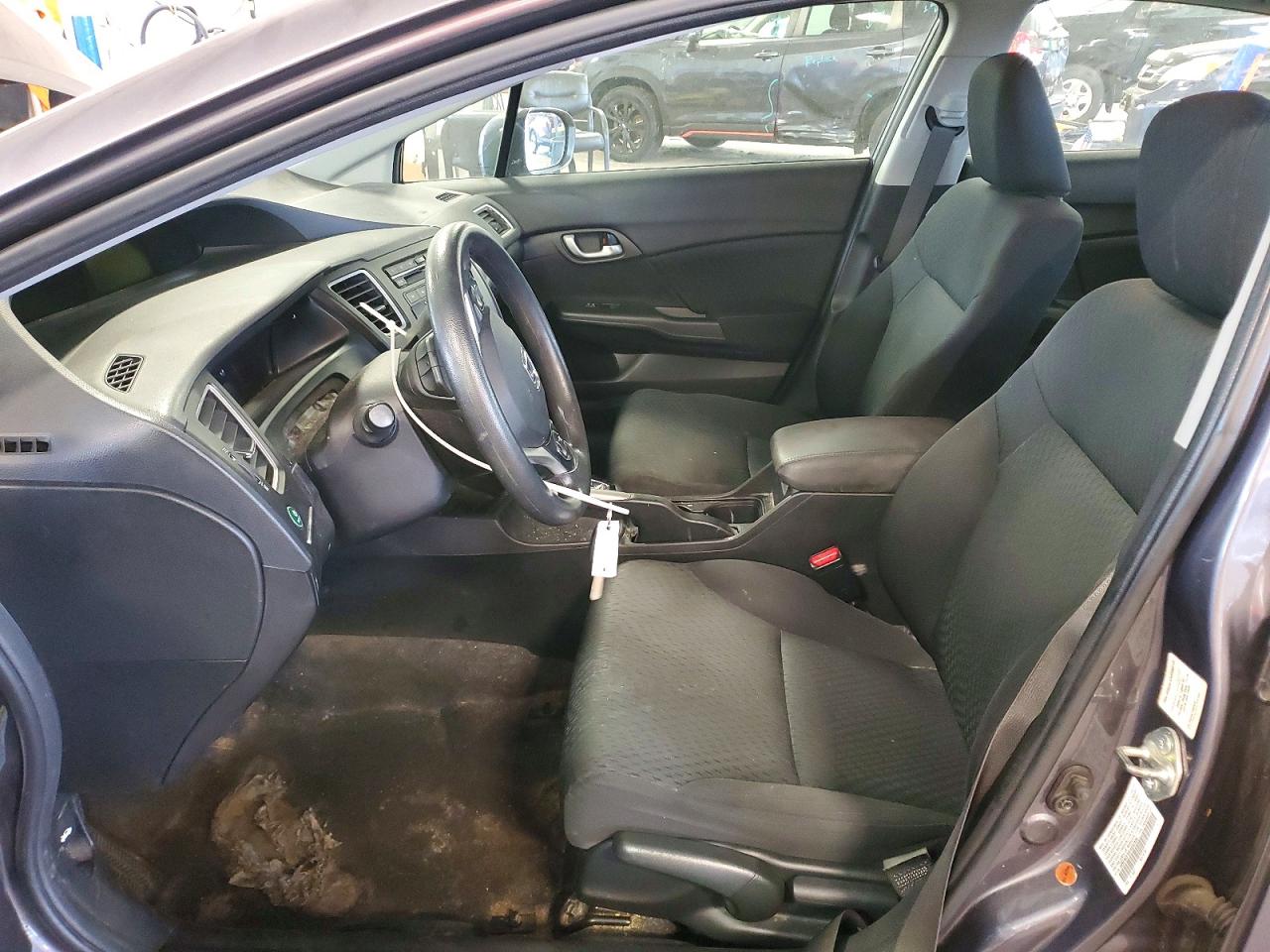 2015 Honda Civic Lx Серый vin: 19XFB2F55FE042456