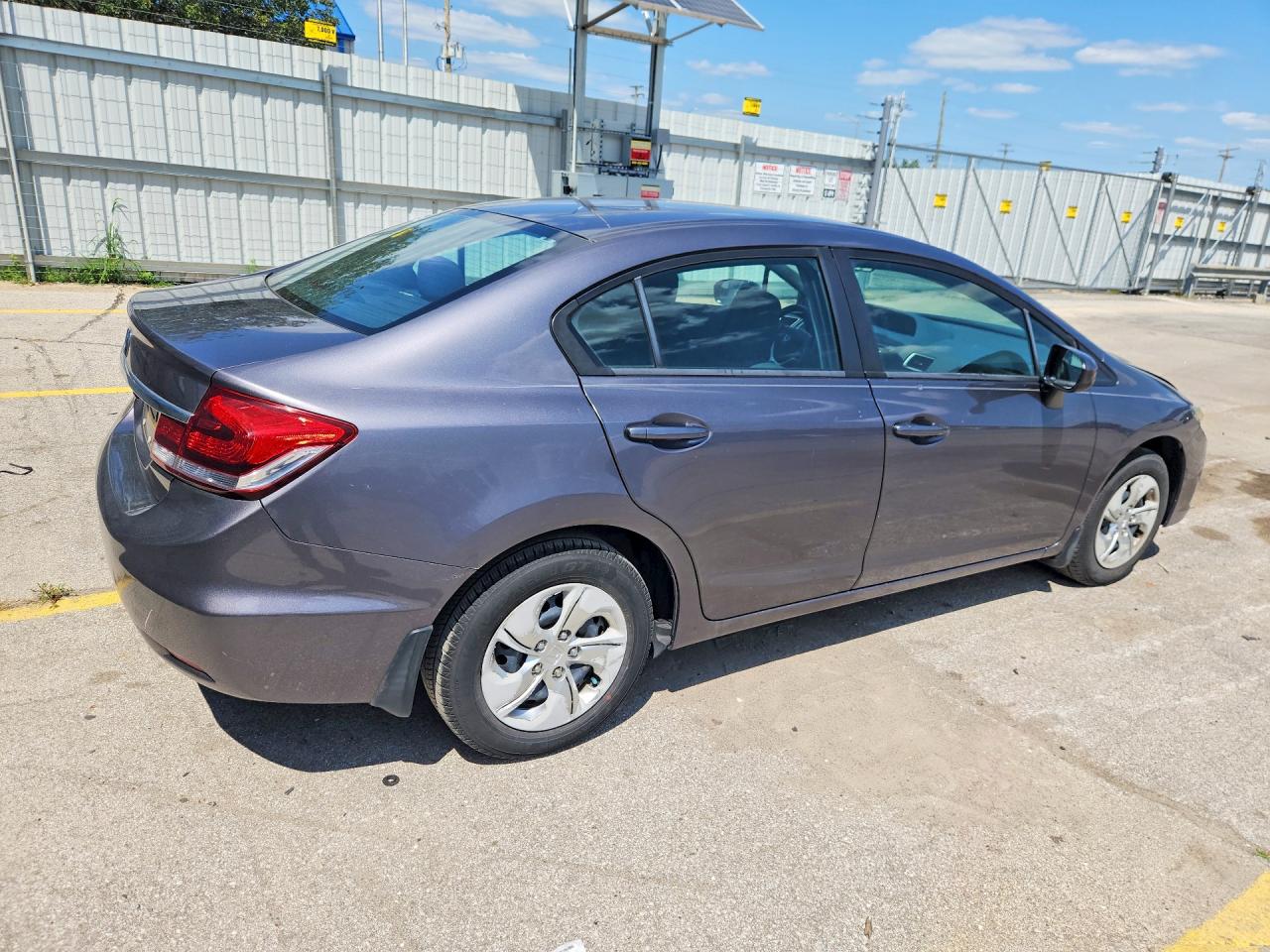 2015 Honda Civic Lx Gray vin: 19XFB2F55FE049312