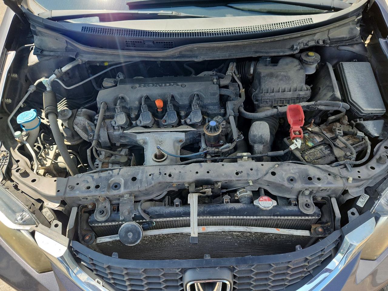 2015 Honda Civic Lx Gray vin: 19XFB2F55FE049312