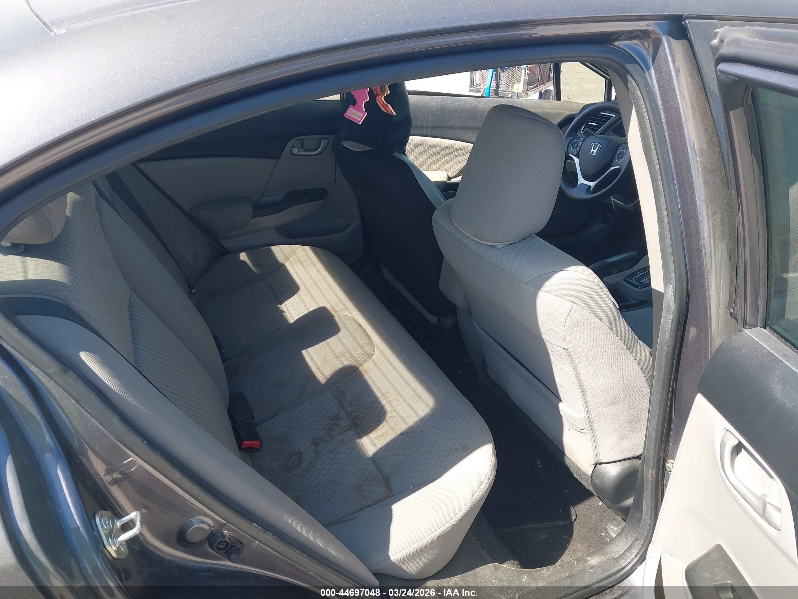 2015 Honda Civic Lx Gray vin: 19XFB2F55FE072038