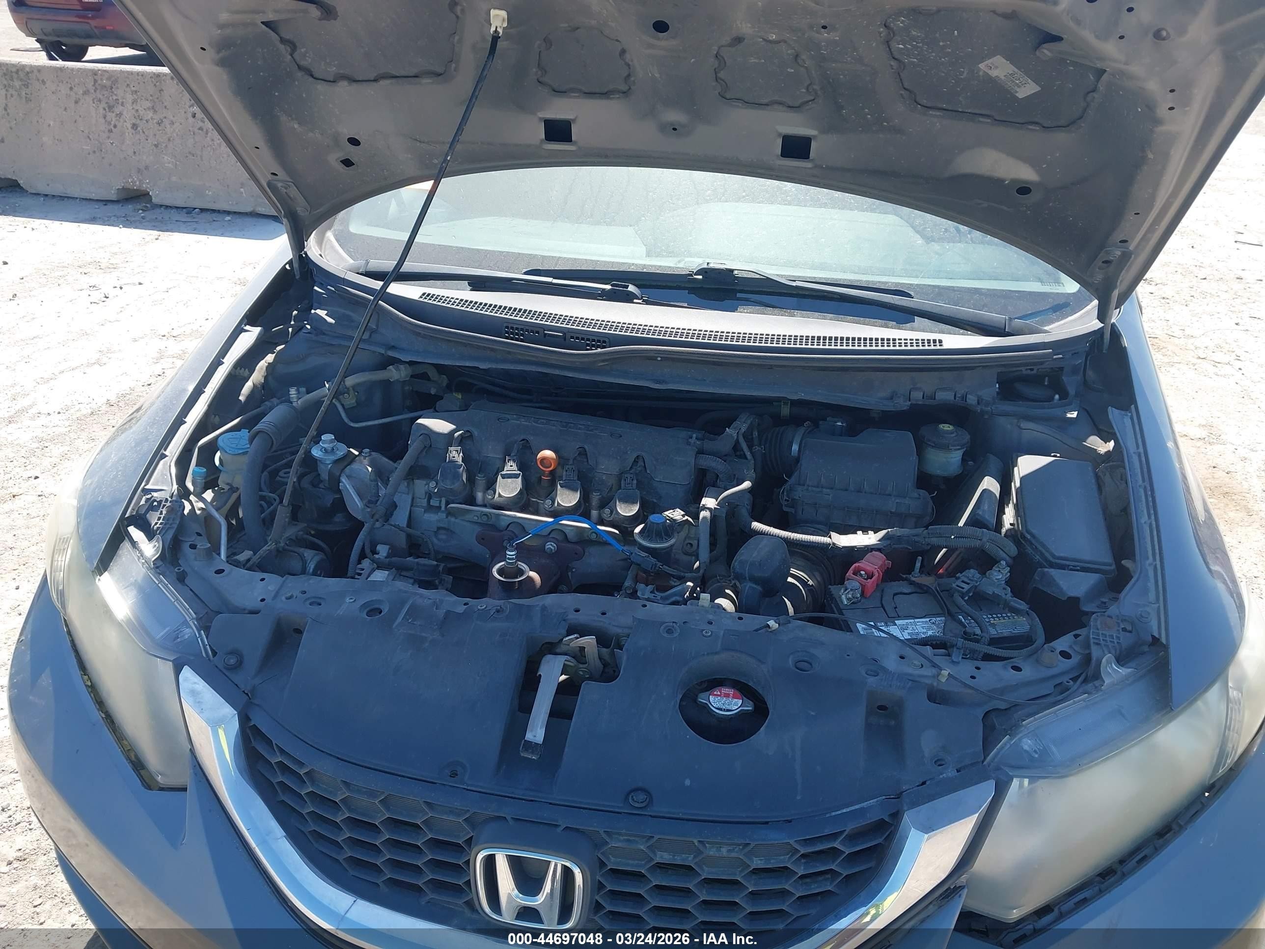 2015 Honda Civic Lx Gray vin: 19XFB2F55FE072038