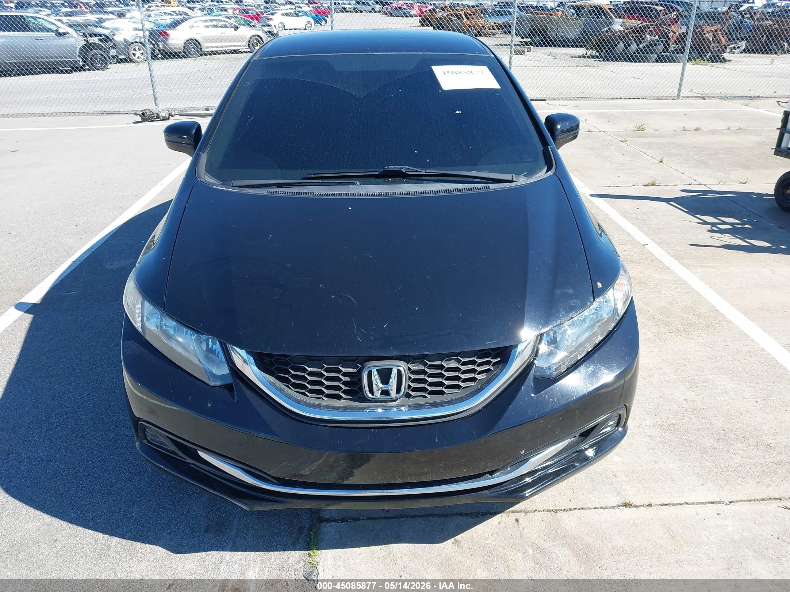 2015 Honda Civic Lx Black vin: 19XFB2F55FE079152